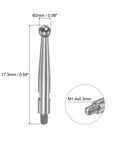 Pro Grade Dial Test Indicator Contact Point With 2mm HSS Ball Tip, M1.4x0.3 Thread, 0.68 Inch Length, Durable High Speed Steel Probes