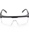 Kickass Anti Fog Safety Glasses With Legit ANSI Z87 Certification And Heavy Duty Scratch Resistant Protective Eyewear Goggles for welding, viewed front.