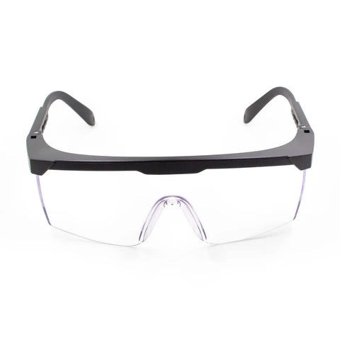 Kickass Anti Fog Safety Glasses With Legit ANSI Z87 Certification And Heavy Duty Scratch Resistant Protective Eyewear Goggles for welding, viewed front.