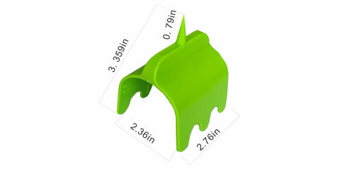 Super Cool 6 Pack Drywall Outlet Marker Kit For Pros and DIYers green hard ABS plastic marker 3.35in height, 2.36in width.