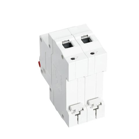 Straight Up Rock Solid MCB Circuit Breaker 1P 2P Overload Protection Switch featuring clear visual status window, heavy duty for outdoor use.