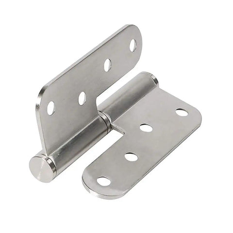 Heavy Duty Ball Bearing Cabinet Hinges Built Tough For Doors And Wood Furniture Runs Slick As Silk With Smooth Gliding Motion Silver 6 By 4 Inch round corner hinge.