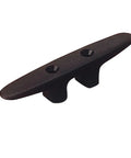 Beefy Heavy Duty 10 Inch Nylon Cleat For Boats, Corrosion And UV Resistant, Injection Molded With Flared Posts, Easy Mount, Black Finish