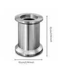 Heavy Duty Cable Guide Roller Wheel With Wide Flanges And Hollow Center, Solid Steel Smooth Surface For Low Friction Payouts, 8 Ton Capacity, 10 cm