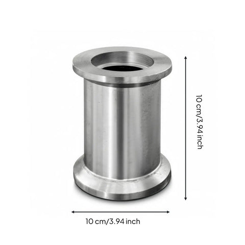 Heavy Duty Cable Guide Roller Wheel With Wide Flanges And Hollow Center, Solid Steel Smooth Surface For Low Friction Payouts, 8 Ton Capacity, 10 cm