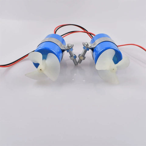 RC Jet Boat Underwater Thruster Motor 7.4V 16800 RPM CW CCW 3 blade propeller for DIY micro RC submarine bait boat hobby kit