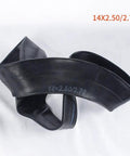 Premium 14x2.50 Butyl Rubber Inner Tube for E-Bike Scooter, Heavy Duty Puncture Resistant Design, Air Tight Seal, Super Reliable Flat Repair Part For Smooth Ride shown folded