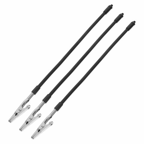 Three adjustable arms from Six Piece Flexible Third Hand Soldering Tool Set With Adjustable Arms PCB Holder And Magnifying Lamp For Precise Electronics Welding And Crafts