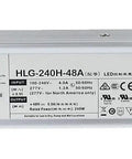 Beefy 240W 48V 5A Switching Power Supply with universal 100-305VAC input, built-in active PFC, short-circuit protection.