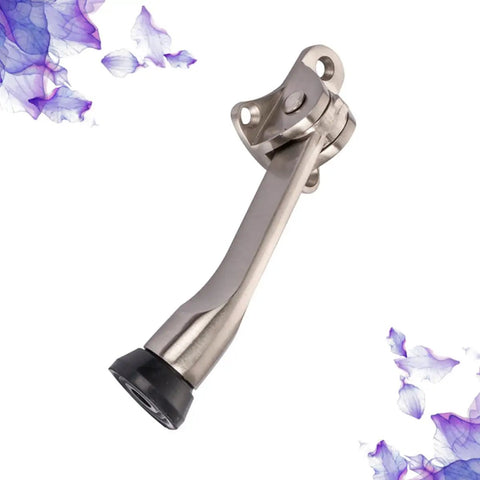Alloy Door Protector Rubber Stopper Wall Mounted Anti Collision Quiet Close No Slam for living room and bathroom use