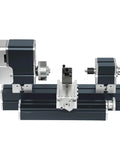Upgrade Your Workshop Game With This Heavy Duty Mini Metal Lathe Featuring A Fully Metallic Build And Electroplated Finish designed for precision machining.