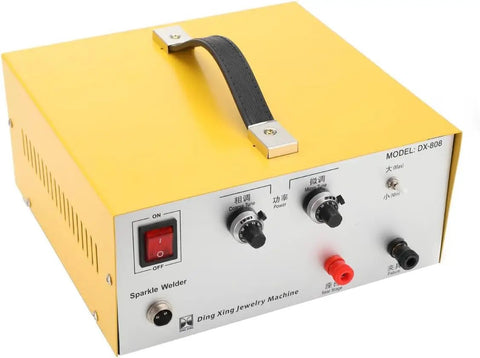 Pro Jewelry Spot Welder For Necklaces And Bracelets, 80A High Frequency Pulse Welding Machine With Foot Pedal Control