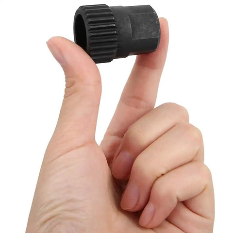 Rear Hub Lock Ring Tool For Bicycle Maintenance With Durable Chromium Vanadium Steel Construction And Easy Hub Nut Removal, hand held