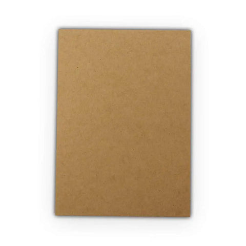 Image of a single sheet from Ten Pack 8.5 By 11 Inch Chipboard Sheets For Crafting, Scrapbooking, Mounting, Backing, Framing, Packaging And Shipping Protection, 0.022 Inch Thick Cardboard Boards For Everyday DIY Projects.