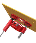Dead Nuts Precise Aluminum Router Lift And Table Insert Plate Kit With Center Bushing for smooth adjustments and DIY woodworking.