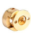 Pack Of Three Solid 16mm Oldham Couplers Fit VZBOT 3D Printer Z Axis Screw Parts For Super Smooth Moves Without Backlash Get Consistent Result During Fast Prints Upgrade Your Rig With These Top Shaft Connectors Today. Gold 16mm brass Oldham coupler for 3D printer Z-axis lead screw
