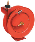 Lincoln 1220B Pro Shop Utility Reel Kit With Air Water Retractable Hose Reel 50 Ft For Industrial Garage Use
