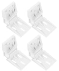Heavy Duty Foldable Freezer Hinge Replacement Kit For Commercial And Home Freezers Four Piece White Plastic Hinge Set For RV refrigerators