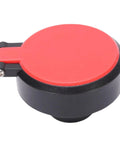 Close-up of Replacement Eye Wash Spray Head with 14mm Thread for Emergency Eye Wash Stations, showing red and black cap design.