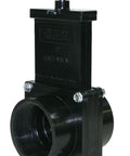 Valterra 7207 ABS gate valve, black, 2-inch FPT, with T-handle