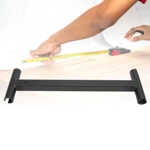 Door Hinge Tool 38CM Length Steel For Commercial Doors shown on a wooden surface with measuring equipment nearby.