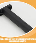 Adjustable Furniture Legs 4 Pack Heavy Duty Steel Bed Frame Support Legs With Adjustable Height 13.5cm To 22cm black leg