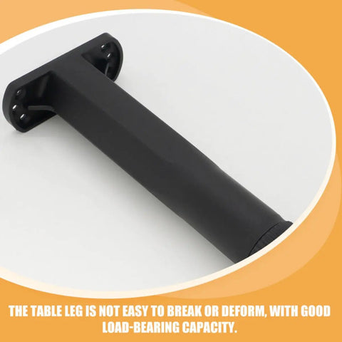 Adjustable Furniture Legs 4 Pack Heavy Duty Steel Bed Frame Support Legs With Adjustable Height 13.5cm To 22cm black leg