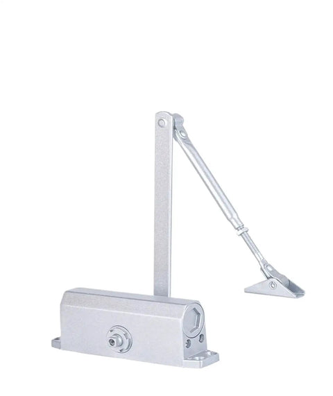 Square Automatic Hydraulic Door Closer For Medium Doors 45 To 65 Kg Load Fits 600 To 900 Mm Wide Panels Smooth Auto Closing With Hydraulic Action