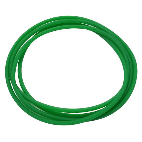 Replacement Belt For Bicycle Roller Drive And Bike Trainer 5mm Wide By 185cm Long TPU Training Roller Belt Green Color
