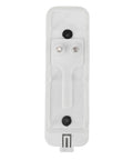 Video Doorbell Back Plate Replacement, lightweight durable plastic back plate with screws, white color, front view.