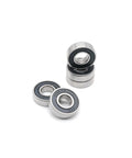 Five Pack 6001RS Deep Groove Ball Bearing 12x28x8mm Sealed Motor Grade Chrome Steel 52100 Top Notch Bearings displayed on white background