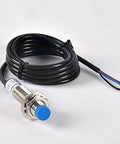 Two Pack 5V NPN No M12 Inductive Proximity Sensor Switch 4mm Sensing Ideal For 3D Printer Auto Bed Leveling And CNC Z Probe