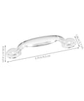 Six Pack Plastic Cabinet Handles And Drawer Pulls For Doors Modern Kitchen And Dresser Hardware Replacement Crystal Style Pulls