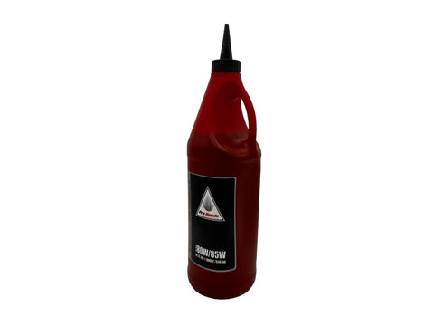 One Quart Honda HP Transmission Oil Kit With Funnel Compatible 08C35-A851M01 Easy Use Pack For Smooth Shifts And Quick Top Ups Premium Fluid And Handy Funnel Included, red bottle with funnel