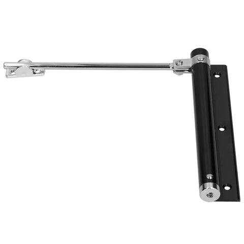 Automatic Door Closer Stainless Steel Spring Buffer Soft Silent Close for Home and Hotel adjustable force 180x165mm