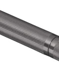 Tiny But Mighty Keychain Flashlight With Twist Head, 47 Lumens, 46m Beam, IPX7 Water Resistant Aluminum Build, Ultra Compact Gray EDC Light.