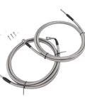 Solid Quick Fix Kit For Chevy Silverado Sierra 1500 Crew With 4 8L 5 3L Engines 2004 To 2006 Fuel Line Repair Set stainless braided hoses