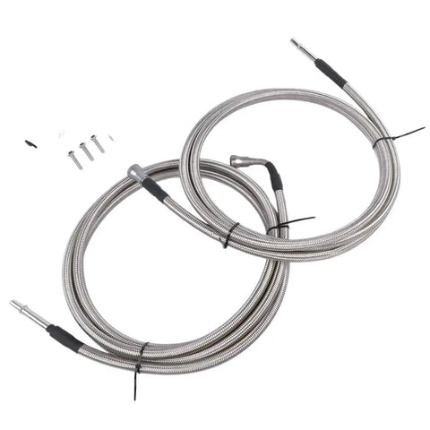 Solid Quick Fix Kit For Chevy Silverado Sierra 1500 Crew With 4 8L 5 3L Engines 2004 To 2006 Fuel Line Repair Set stainless braided hoses