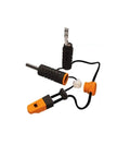 Kickass Fire Starter Ferro Rod Survival Tool with Emergency Whistle and Metal Striker, compact and portable design