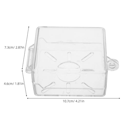 Protective Cover For Push Start And Emergency Stop Buttons For Industrial Control Panels And Home Gear Heavy Duty Plastic That Shrugs Off Dust Built Up Clear Window For Easy Visual Monitoring, 10.7cm wide