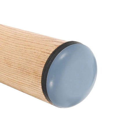Close-up of a grey heavy duty kitchen appliance slider for washing machine and microwave with self adhesive backing.