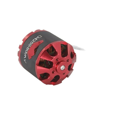 Outrunner Brushless Motor 4250 Size With 800KV Or 600KV Options For RC FPV Drones, Planes, And Multirotors, side view