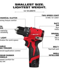 Compact Brushless Cordless Drill Driver Kit With Heavy Duty Metal Chuck Badass Torque Output And Featherweight Frame, features including LED light and 2-speed control.