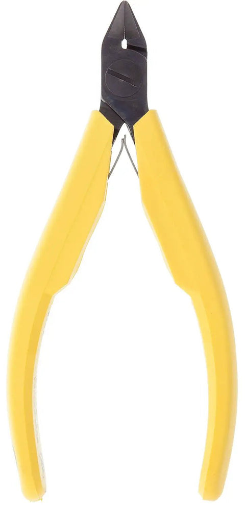 Pro Grade Precision Diagonal Cutter With Tapered Head And Ultra Flush Jaw ESD Safe Handle Small Size For Clean Wire And Jewelry Cuts