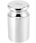2 Kg Calibration Weight in Chrome Finish, Precision Steel With Storage Case, High-Accuracy Weight for Digital Scales