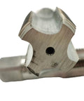 Close-up of Large Diameter M55 x 4.0mm Plug Tap For Internal Threads, Right Hand Threading, Heavy Duty High Speed Steel, straight flute tool