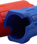Red and blue Six Pack One Half Inch Water Pressure Construction Testing Plugs Pro Grade With Sealing Gaskets for leak testing