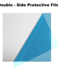 Two Pack 6x6 Aluminum Sheet Metal 0.236 Inch Thick 6061 T6 Flat Plate with protective film for DIY projects