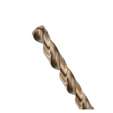 Heavy Duty 19 Piece HSS M35 Cobalt Twist Drill Bit Set For Metal And Aluminum Drilling With Straight Shank Deep Hole Machinist Tools Kit close-up