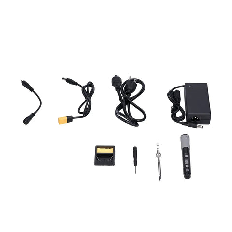 Hot New Type C Soldering Iron Kit For Pros And DIY Geeks With Power Adapter for circuit board repair tools and accessories.